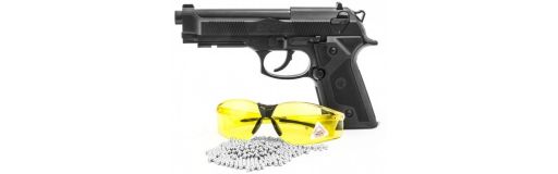 Pack pistolet CO2 Beretta Elite II 4.5 mm 3 Joules