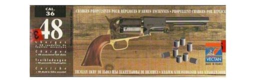 Charges poudre noire Cal. 36