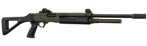 Fusil à pompe Fabarm STF-12 Pistol Grip Mil Spec Green Cal. 12/76