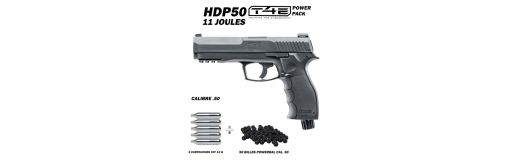 Pack pistolet de défense Umarex T4E HDP 50 11Joules