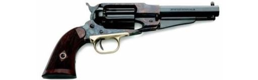 Revolver poudre noire Pietta 1858 Sheriff Acier Jaspé Cannelé Cal. 44