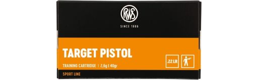 Munition 22LR RWS Target Pistol 40 gr