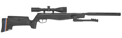 Stoeger RX20 TAC Suppressor avec lunette et bipied vue profil droit