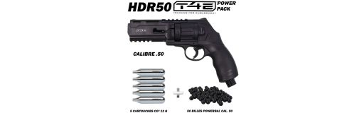 Pack revolver de défense Umarex T4E HDR 50 11Joules