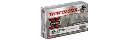 Muunitions Winchester 9.3x62 Power Point 286 gr